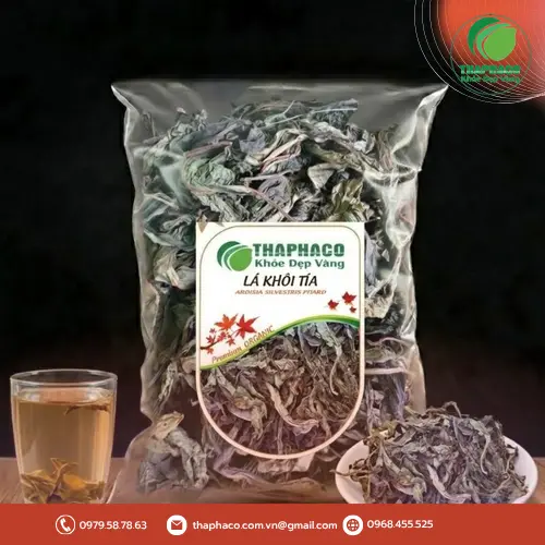Lá Khôi Tía sấy khô - thảo dược hỗ trợ sức khỏe
