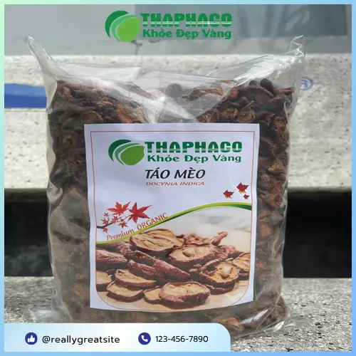 Hình ảnh trà táo mèo tự nhiên