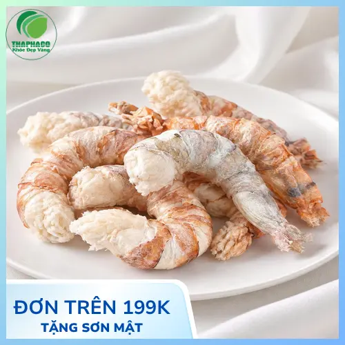 Tôm sú sấy thăng hoa cao cấp giữ trọn dinh dưỡng và hương vị tự nhiên
