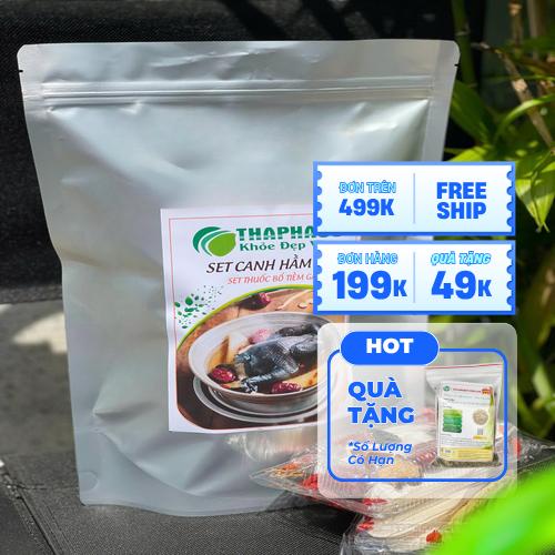 thành phần thảo mộc trong gói nguyên liệu hầm gà