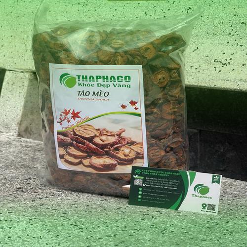 Lát táo mèo khô sơ chế sạch sẽ chuẩn bị pha trà